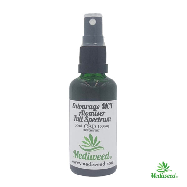 2% 1000mg Entourage CBD Oil MCT Atomiser