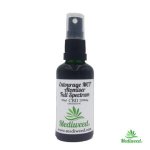 5% 2500mg Entourage CBD Oil MCT Atomiser