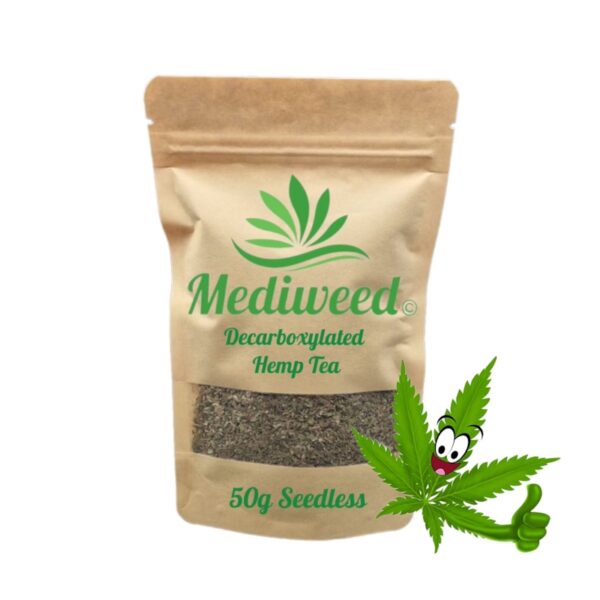 premium hemp tea decarb-50g